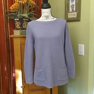 Vince Camuto XS boat neck lavender sweater V037SW